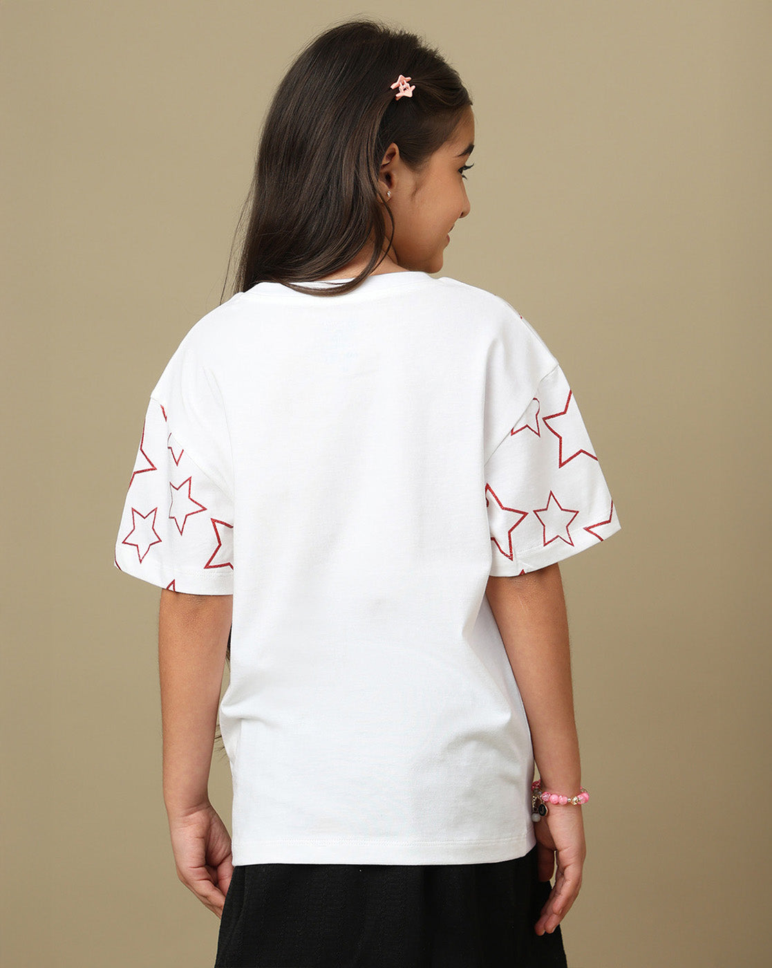 Mickey & Friends Printed Relaxed Fit Tshirt For Girls