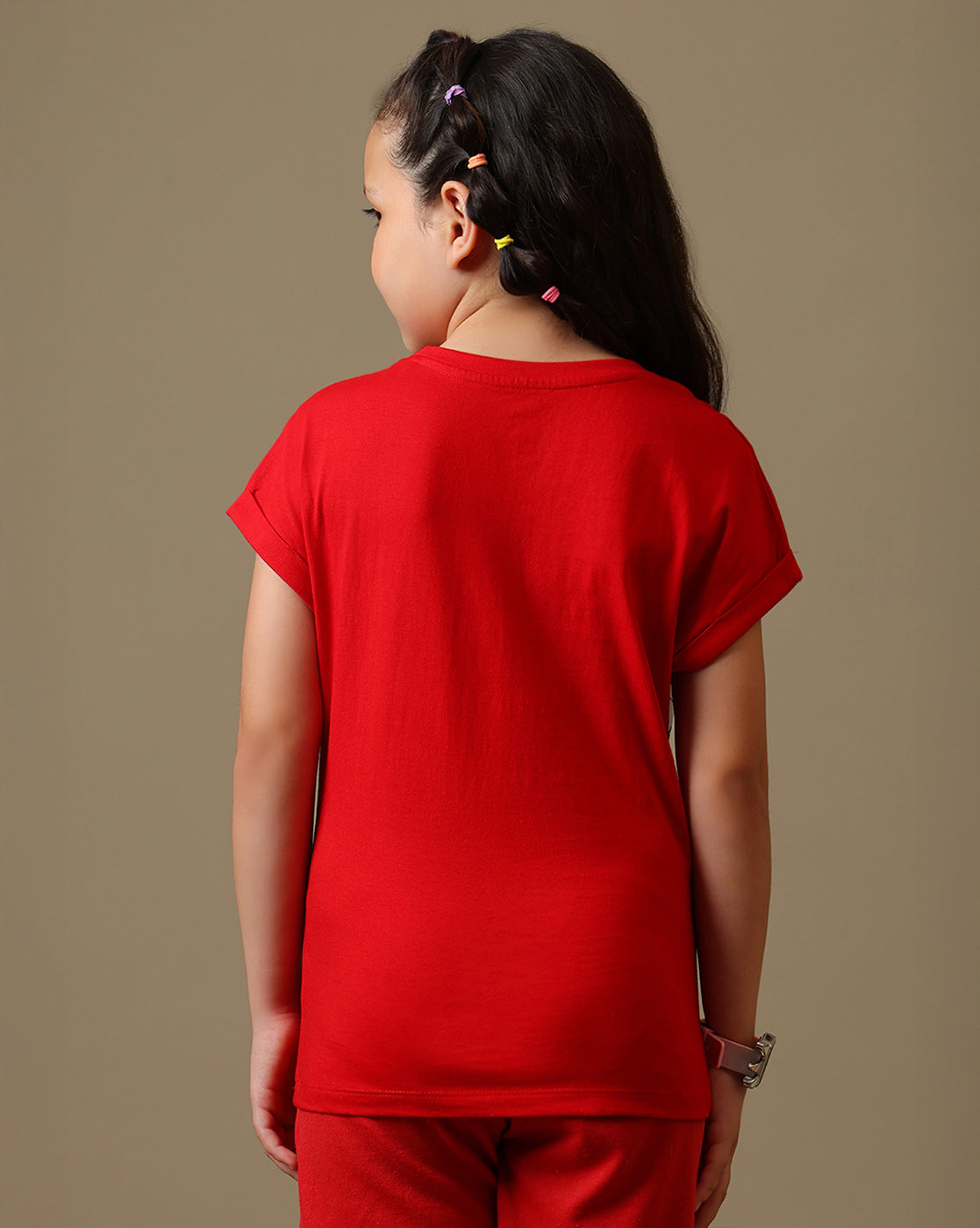 Minnie Mouse Printed Relaxed Fit Reversible Sequin Tshirt For Girls