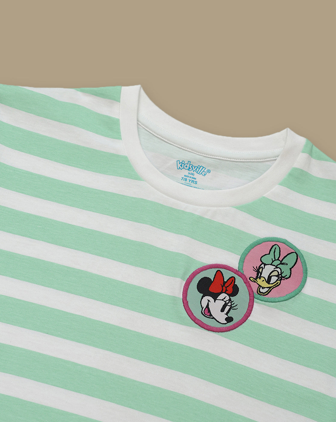 Mickey & Friends Printed Boxy Fit Tshirt For Girls