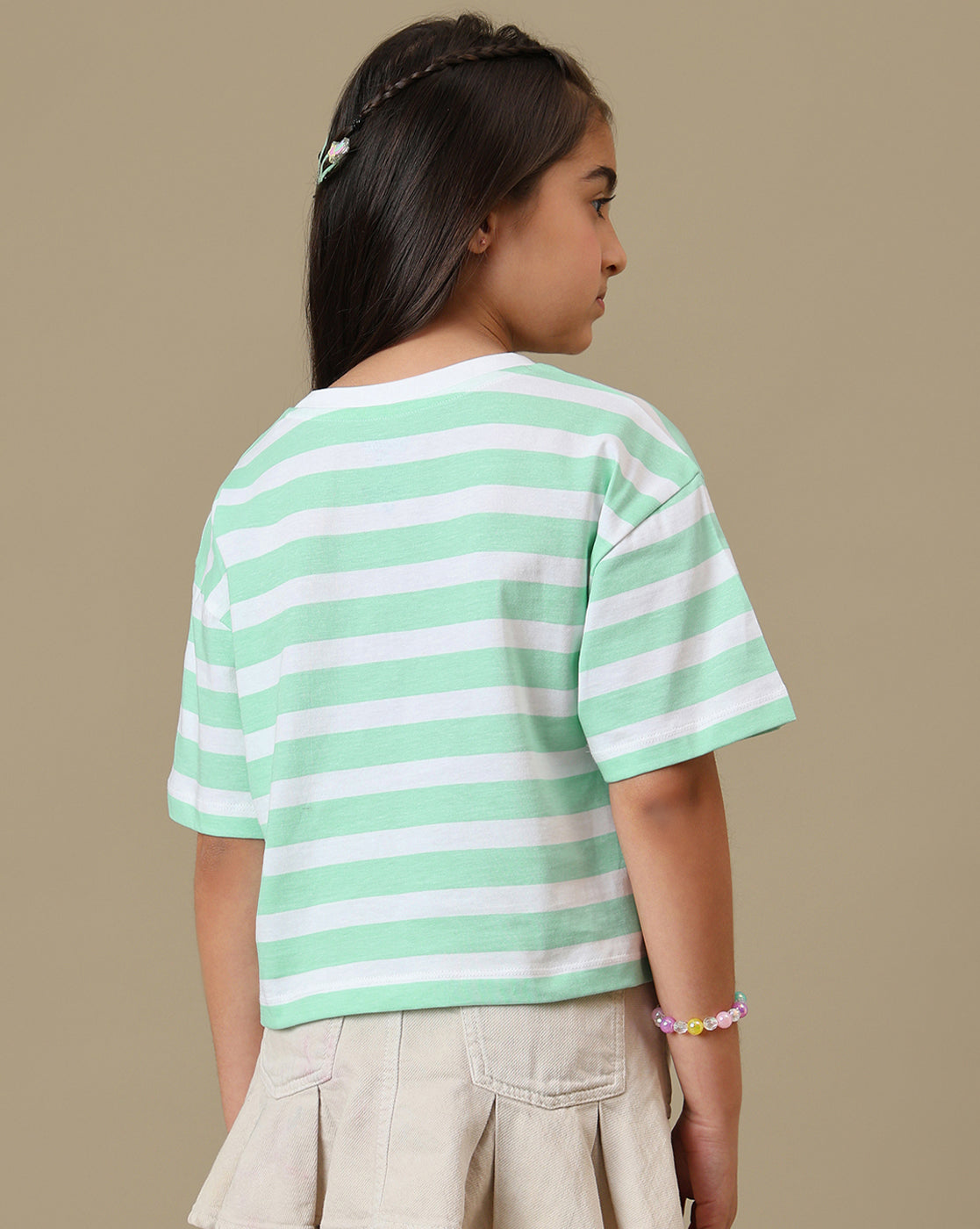 Mickey & Friends Printed Boxy Fit Tshirt For Girls