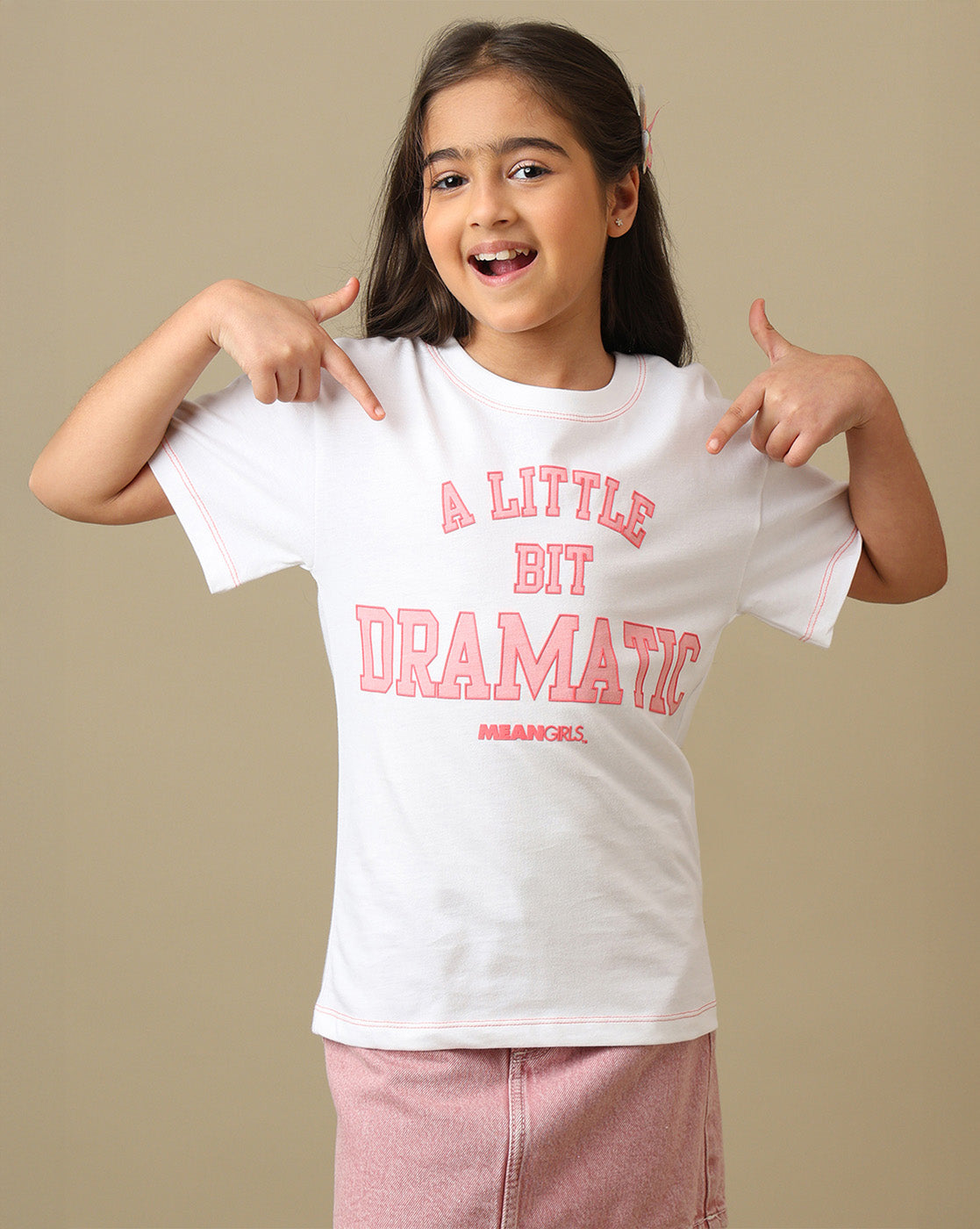 Mean Girls Printed Relaxed Fit Tshirt For Girls