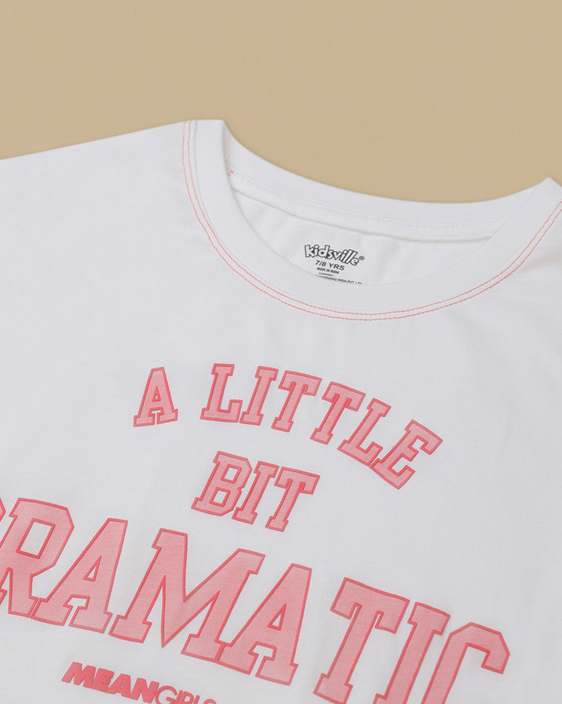 Mean Girls Printed Relaxed Fit Tshirt For Girls