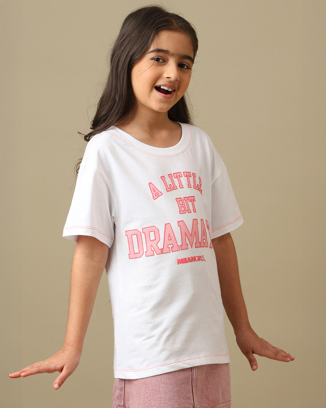 Mean Girls Printed Relaxed Fit Tshirt For Girls