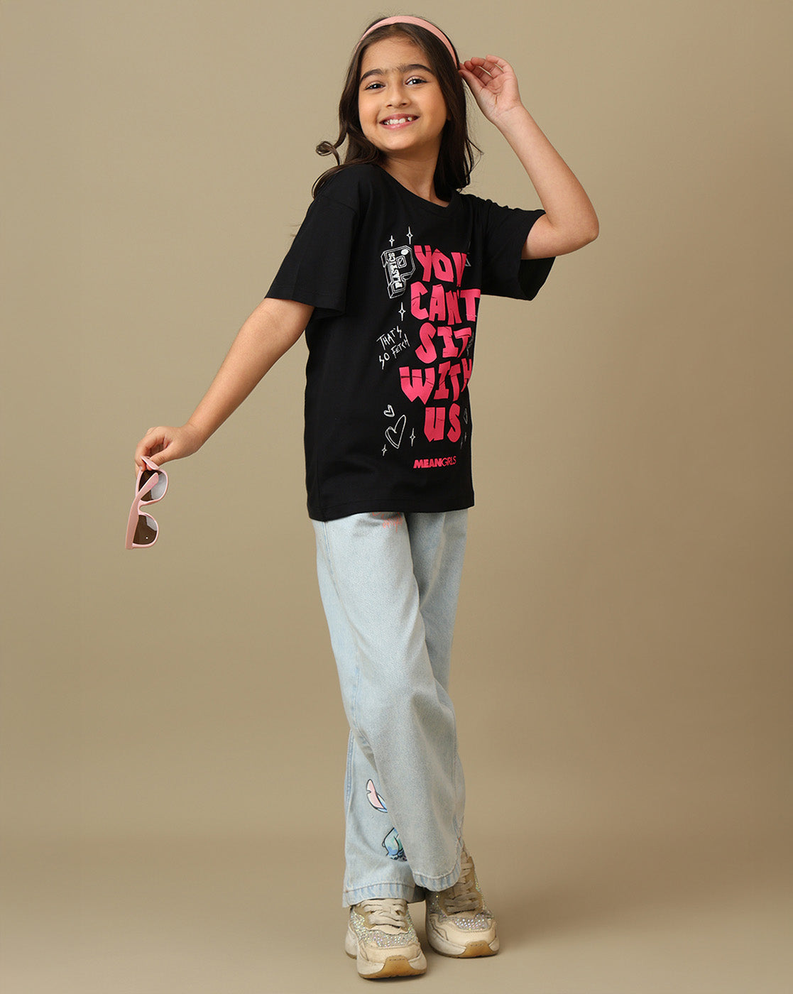 Mean Girls Printed Relaxed Fit Tshirt For Girls
