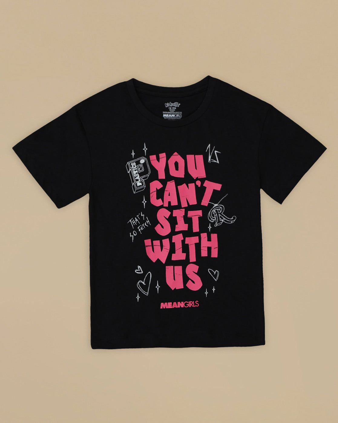 Mean Girls Printed Relaxed Fit Tshirt For Girls