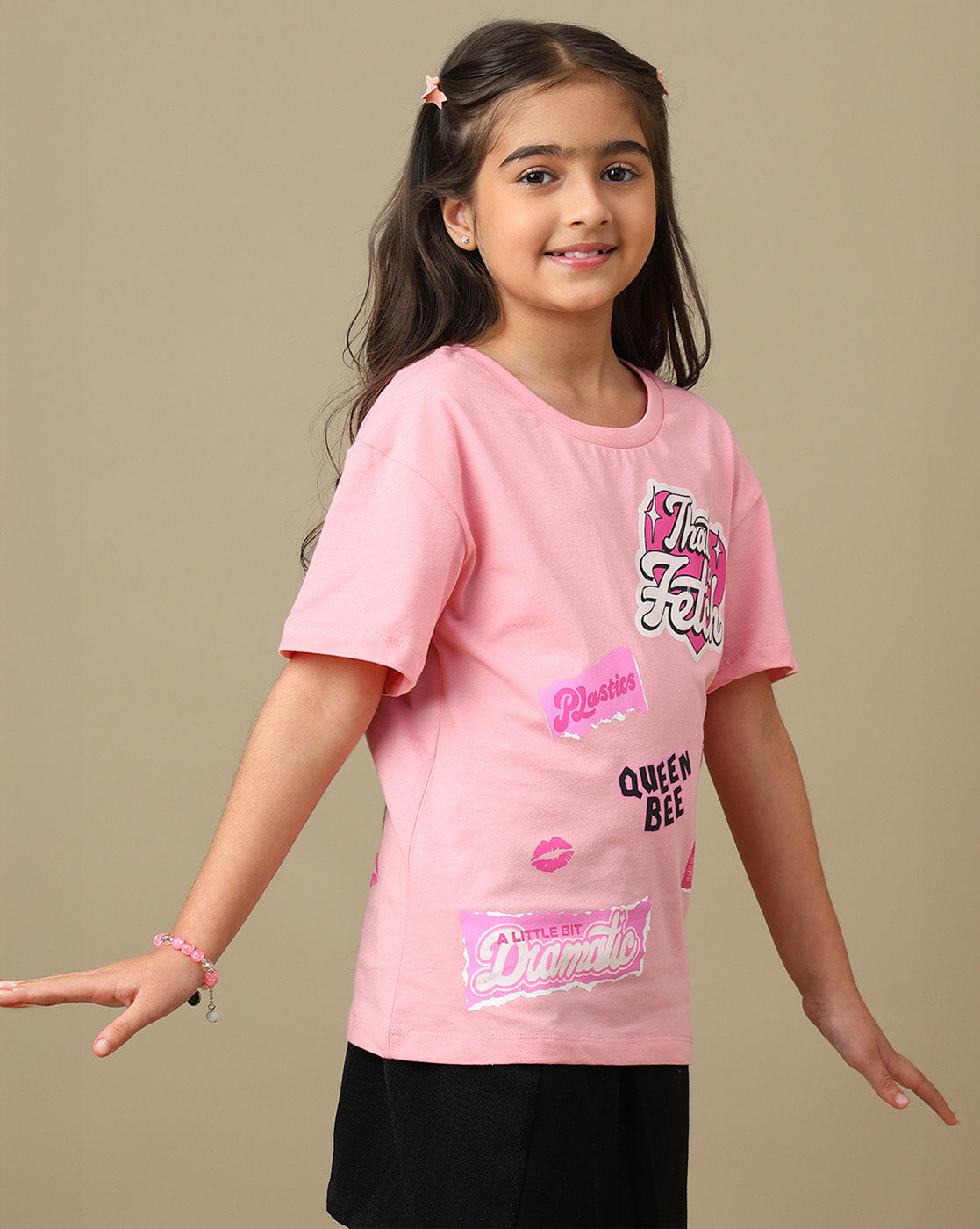 Mean Girls Printed Relaxed Fit Tshirt For Girls