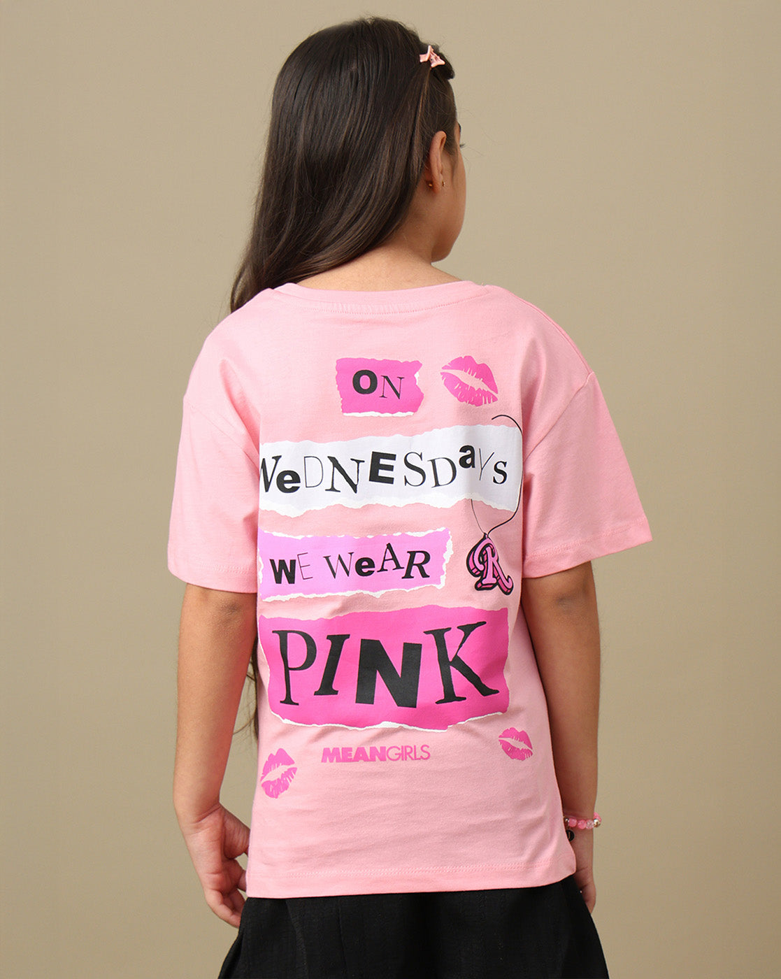 Mean Girls Printed Relaxed Fit Tshirt For Girls