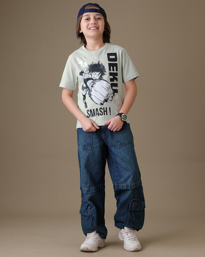 My Hero Academia Deku  Regular Fit Tshirt  Boys
