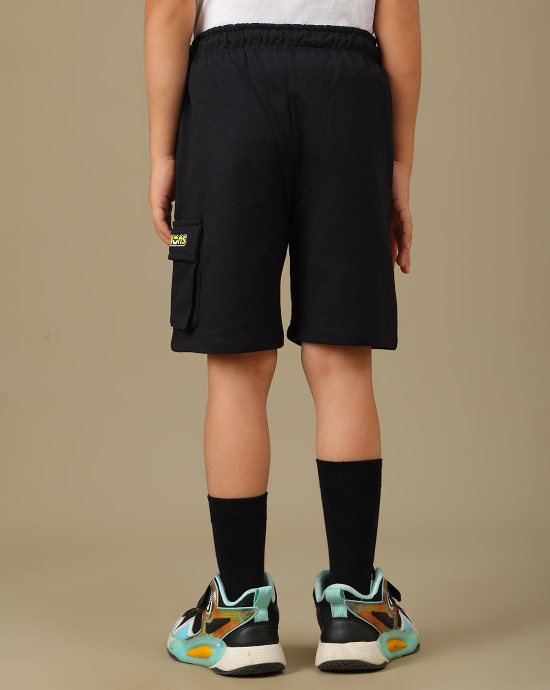 Minions Printed Regular Fit Shorts For Boys