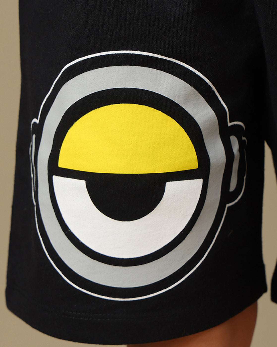 Minions Printed Regular Fit Shorts For Boys