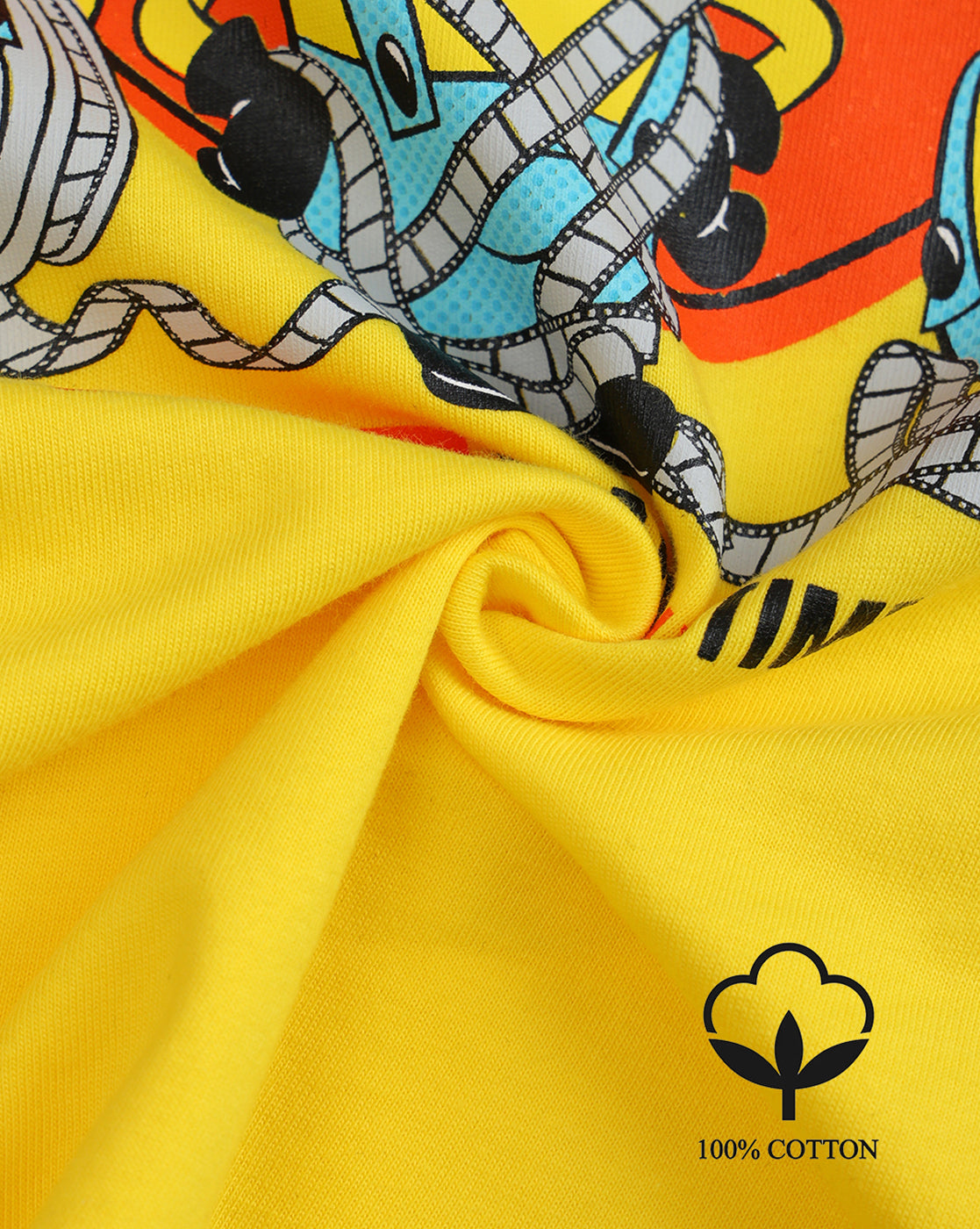 Minions Printed Regular Fit Tshirt For Boys