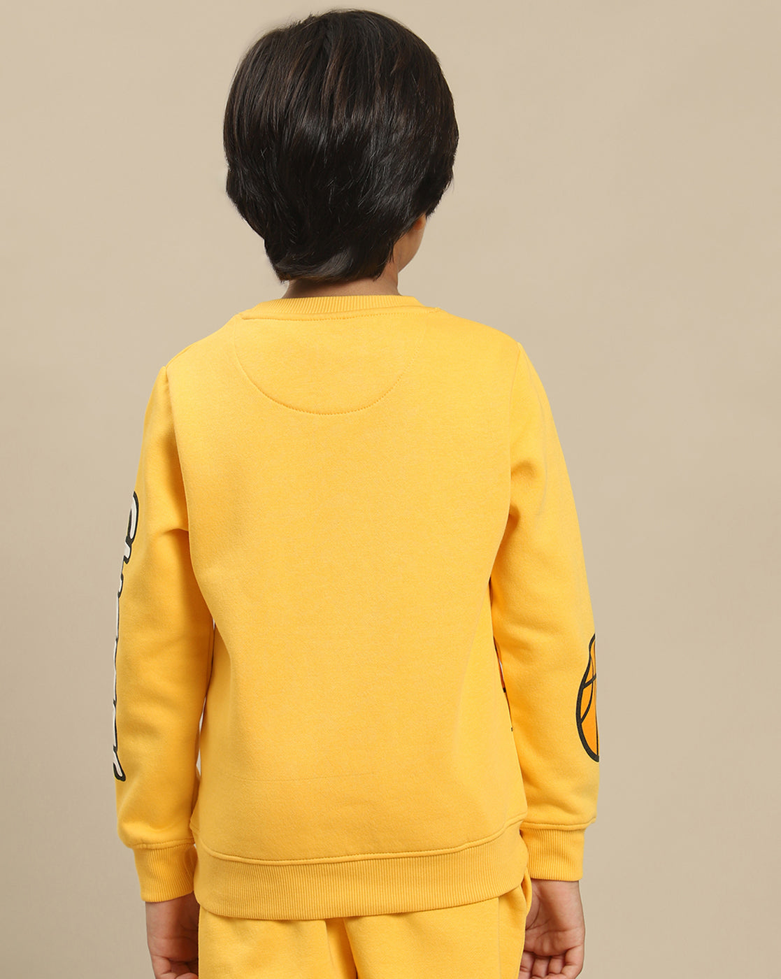 Minions Printed Regular Fit Sweatshirt For Boys