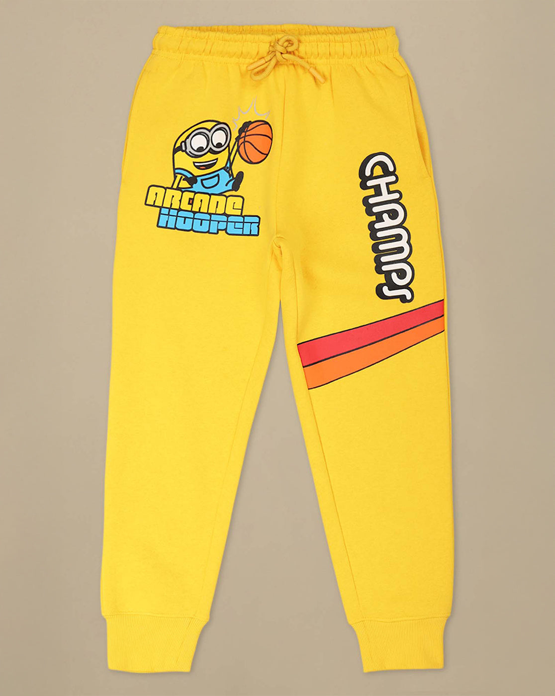Minions Printed Regular Fit Jogger For Boys