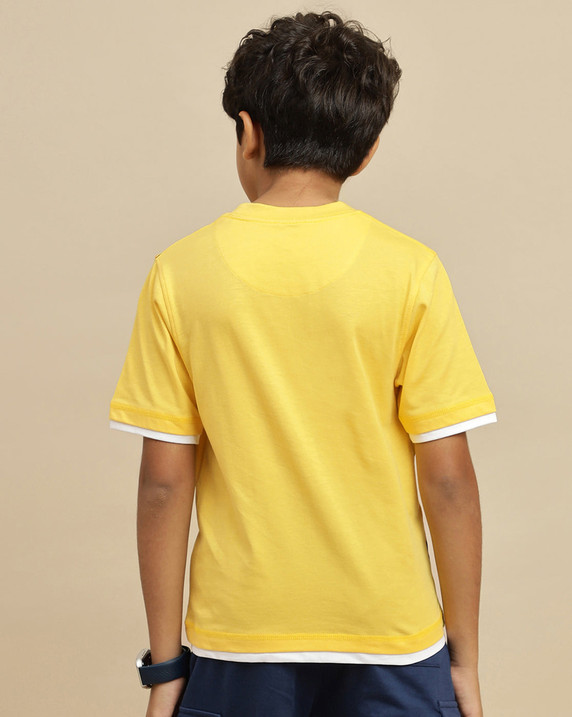Minions Printed Regular Fit Tshirt For Boys