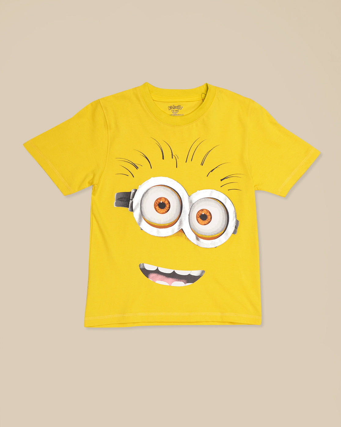 Minions Printed Regular Fit Tshirt For Boys