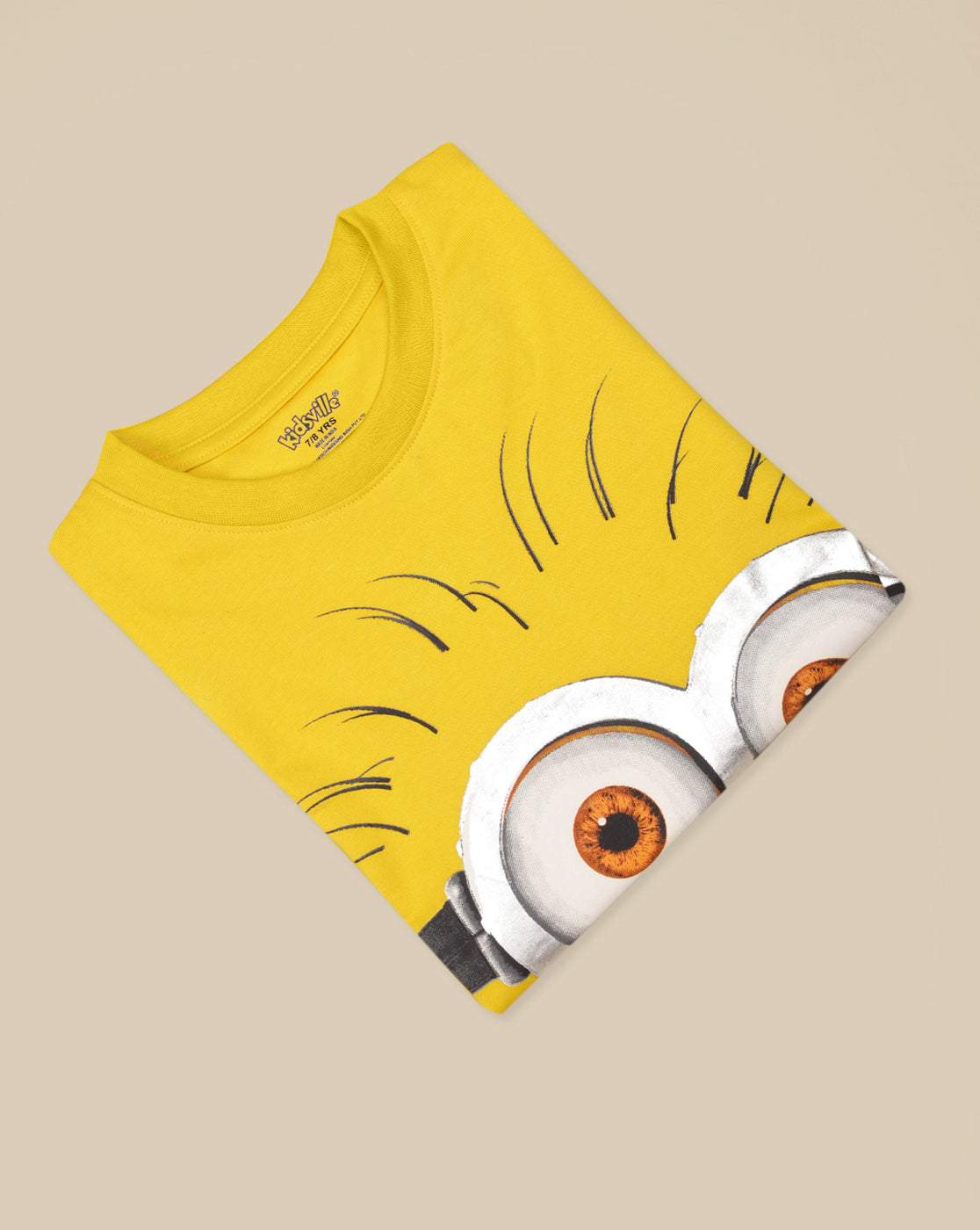 Minions Printed Regular Fit Tshirt For Boys
