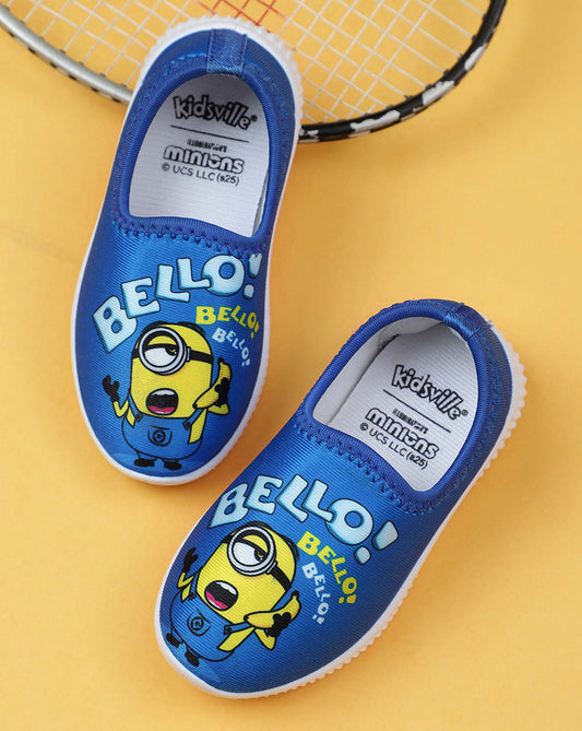 Minions Printed Canvas Shoes For Kids Girls