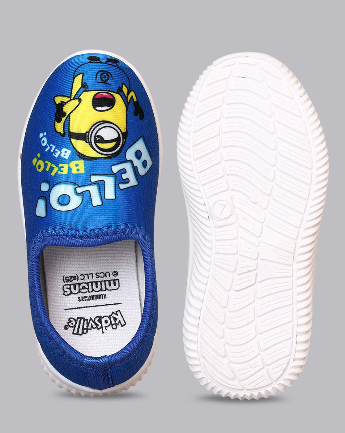Minions Printed Canvas Shoes For Kids Girls