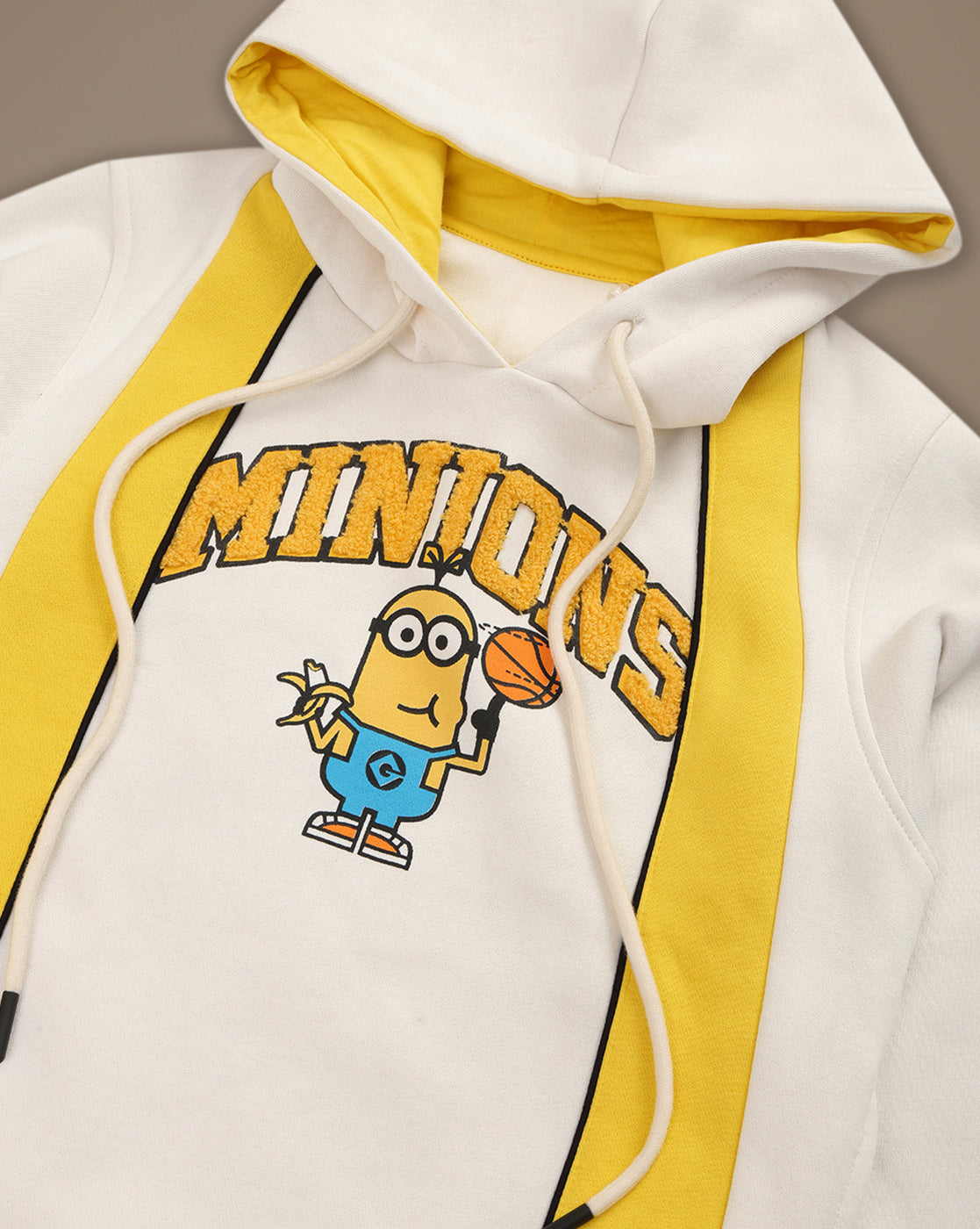 Minions Regular Fit Hoodie & Jogger Set Boys