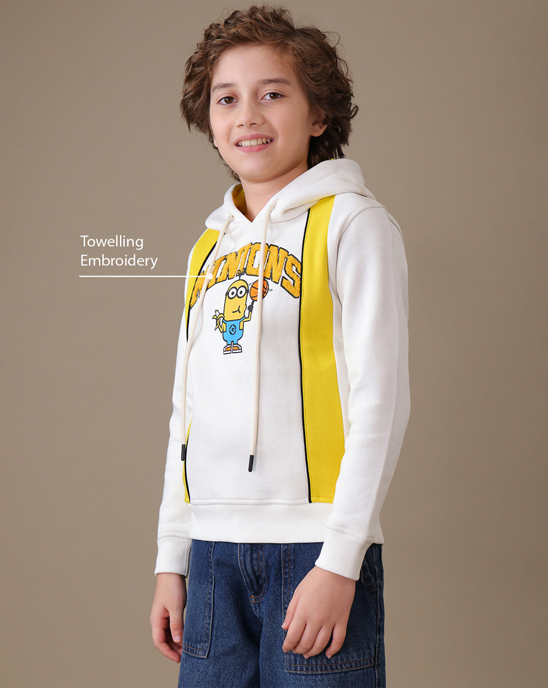Minions Regular Fit Hoodie Boys