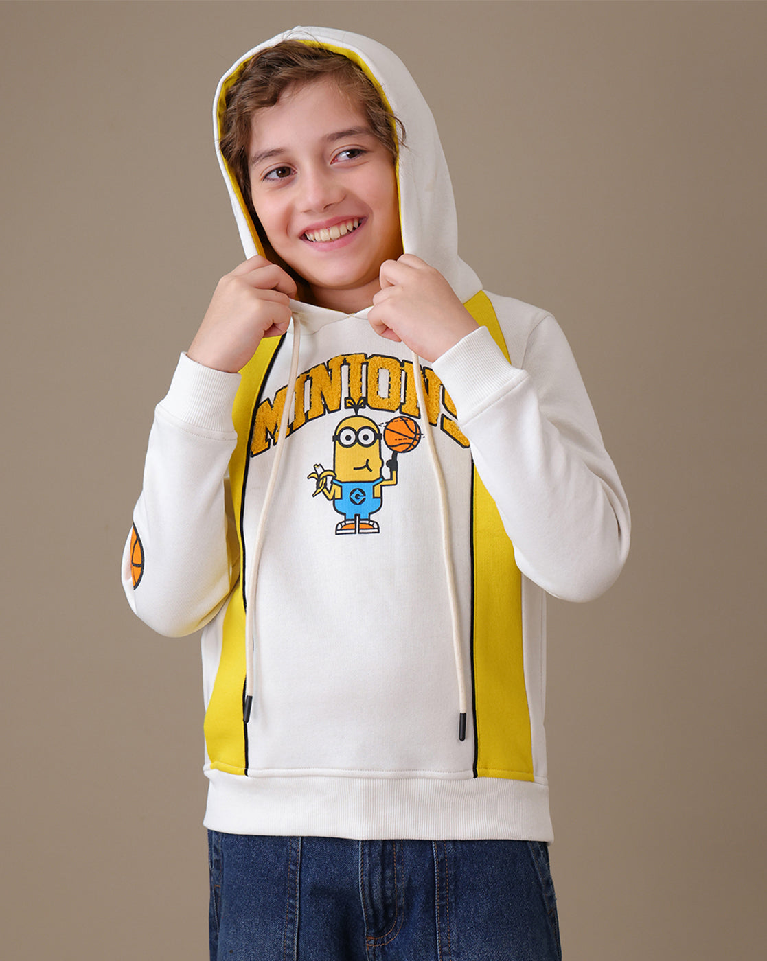 Minions Regular Fit Hoodie Boys
