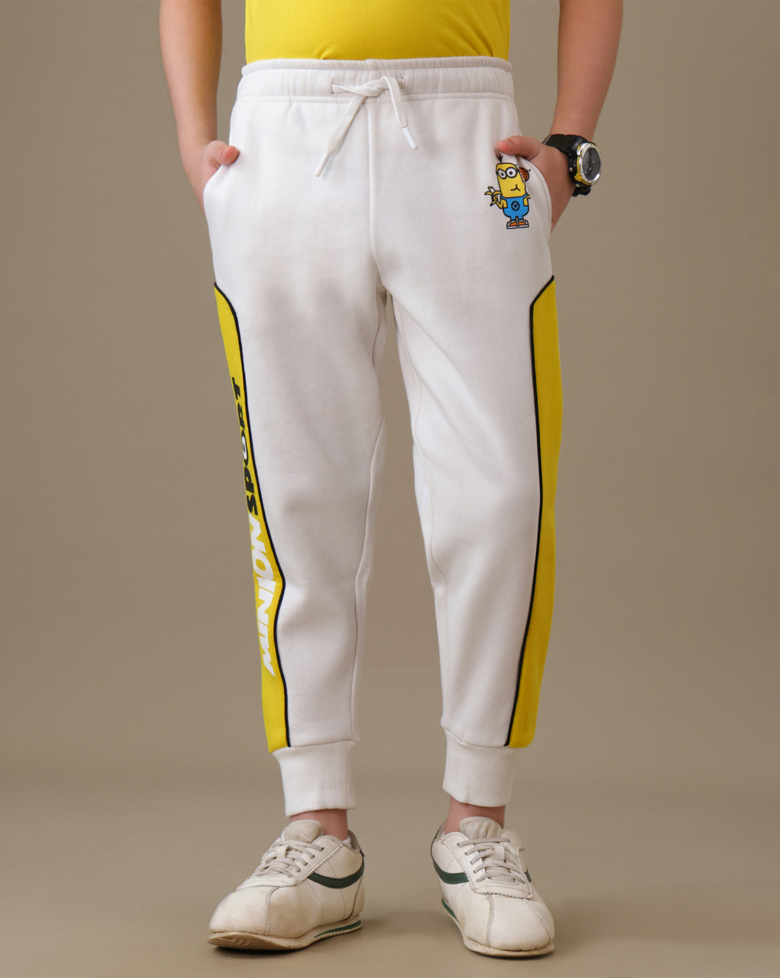 Minions Regular Fit Joggers Boys