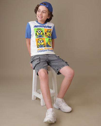 Minions Regular Fit Tshirt Boys
