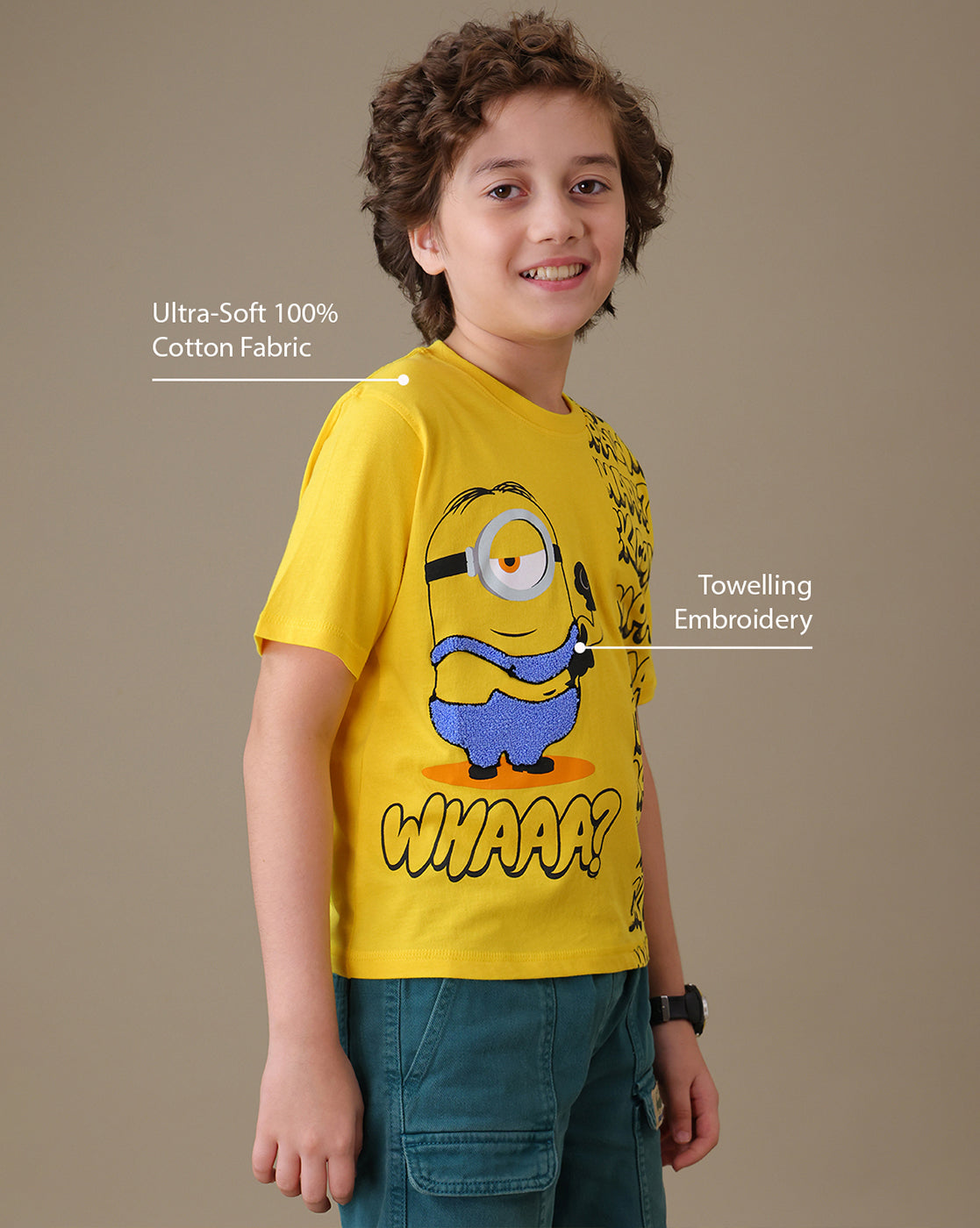 Minions Regular Fit Tshirt Boys