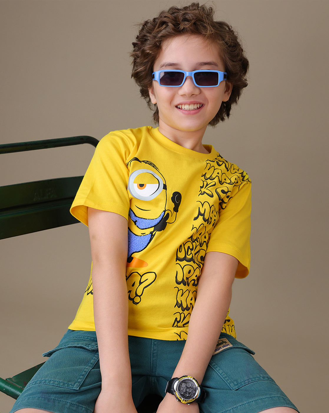 Minions Regular Fit Tshirt Boys