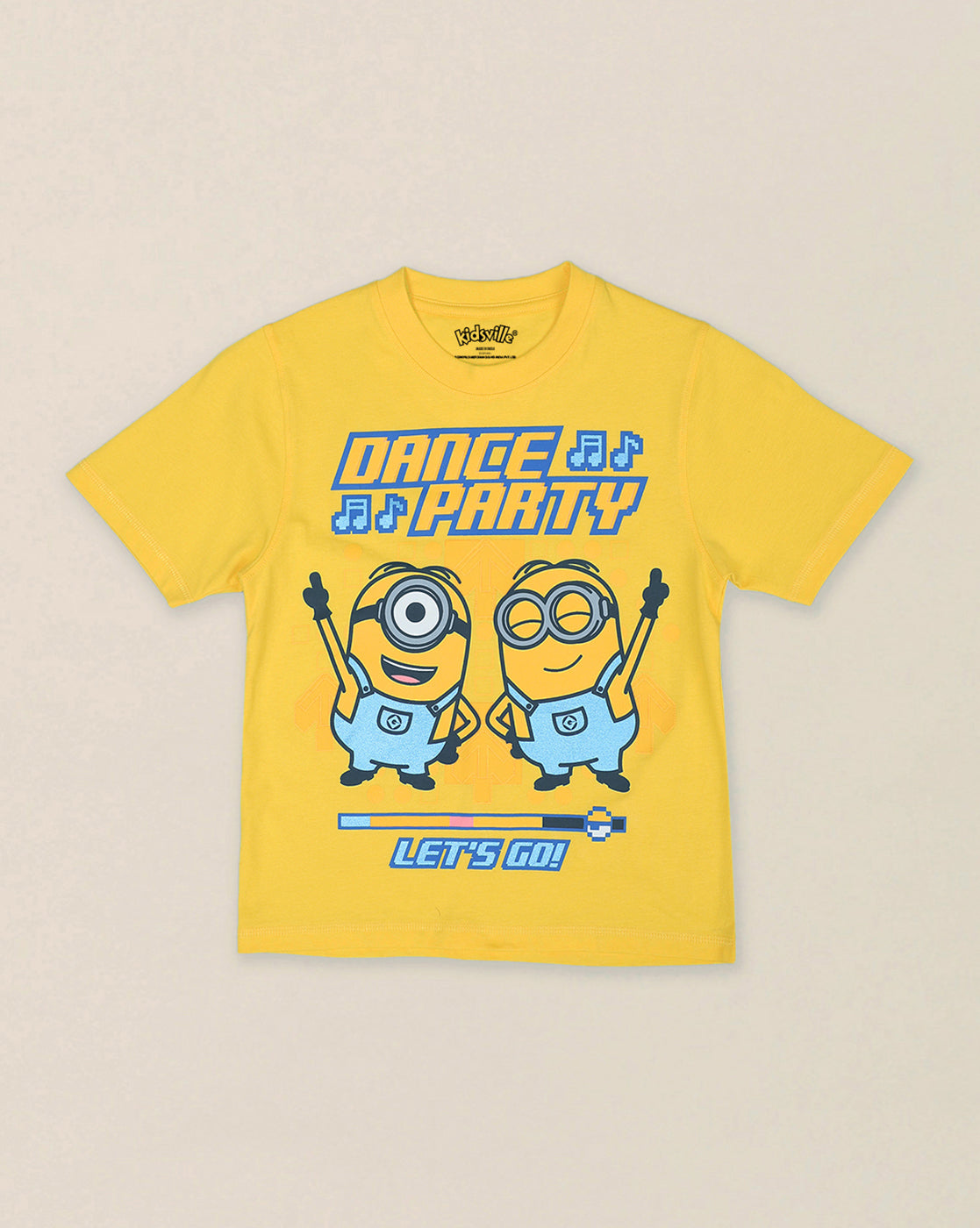 Minions Printed Regular Fit Tshirt For Boys