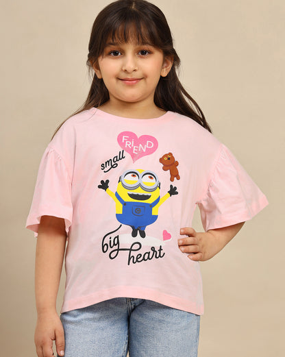 Minions Relaxed Fit Tshirt Girls