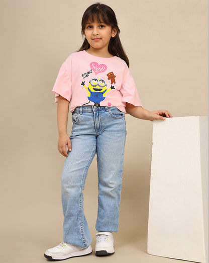 Minions Relaxed Fit Tshirt Girls