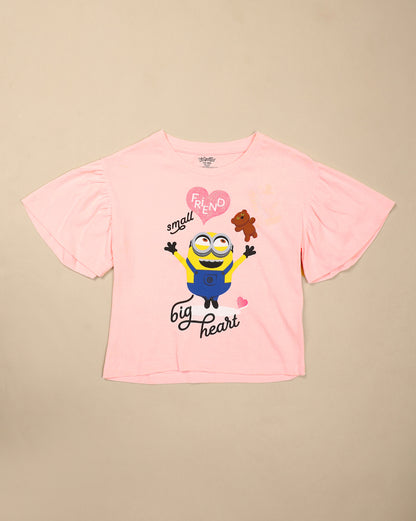 Minions Relaxed Fit Tshirt Girls
