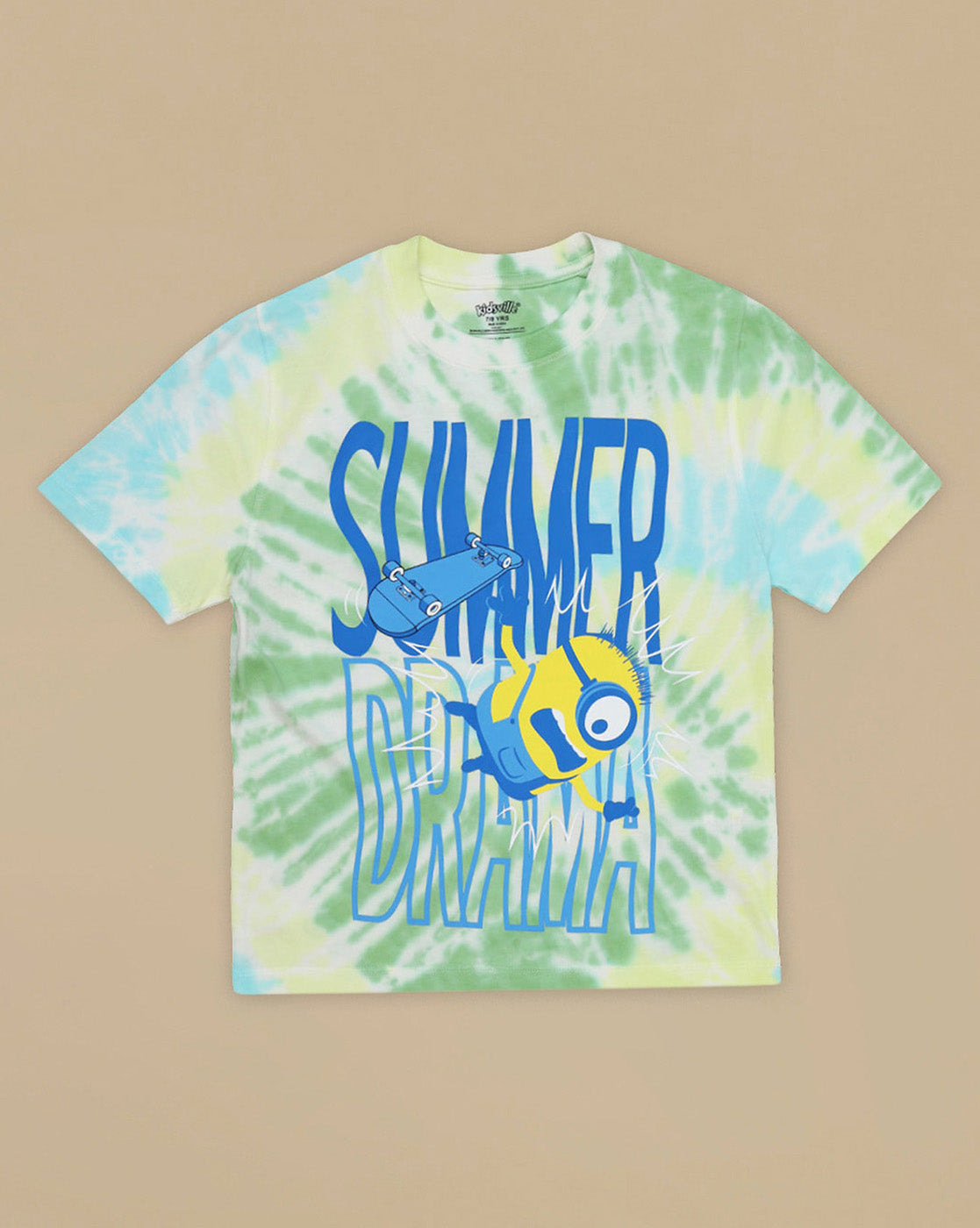 Minions Printed Regular Fit Tshirt For Boys
