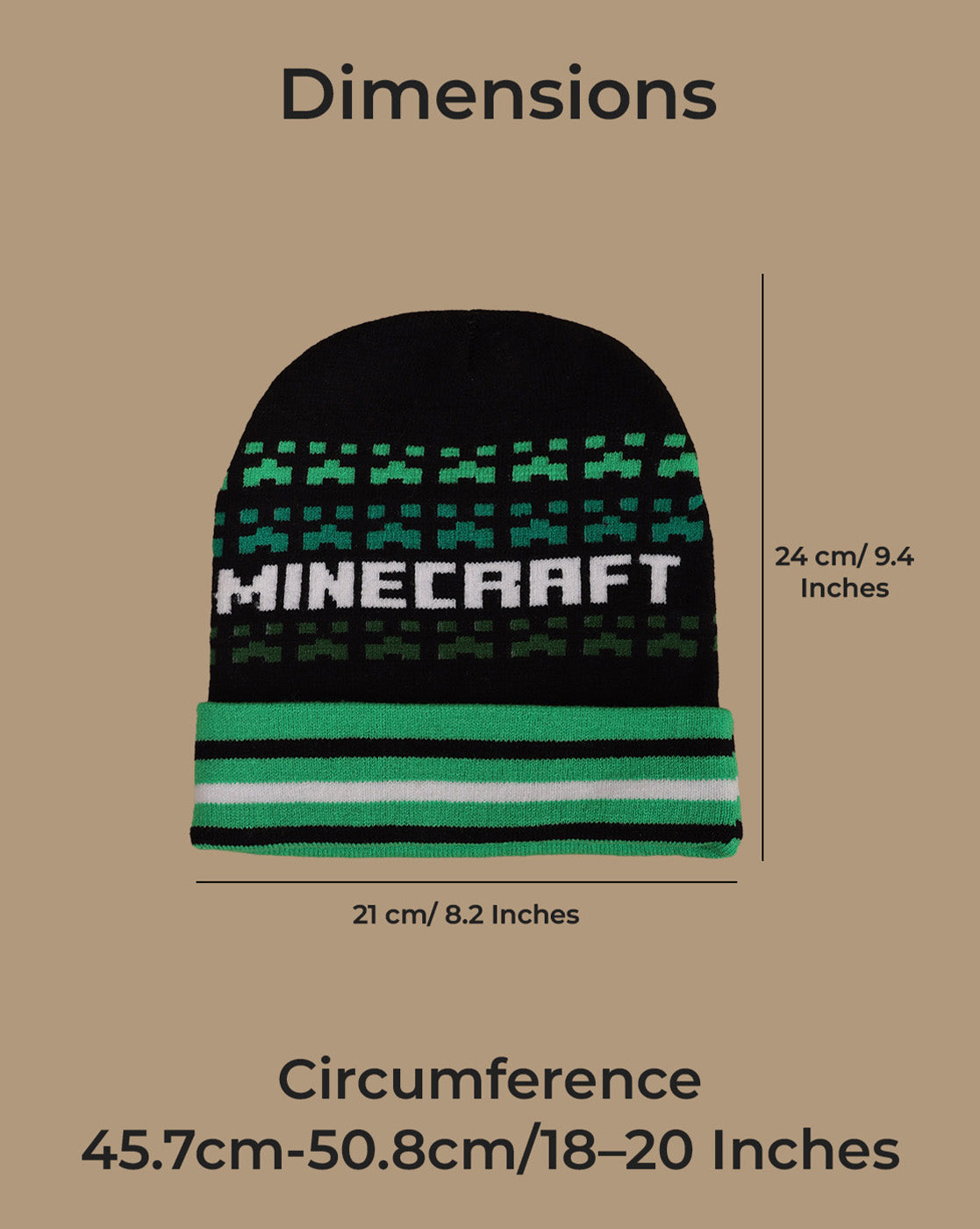 Minecraft Beanies for Kids Boys
