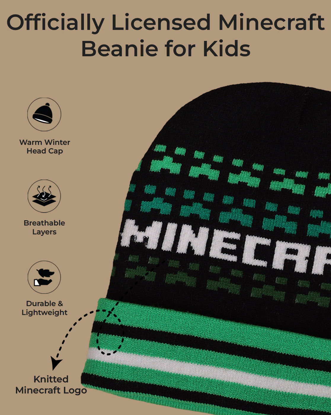 Minecraft Beanies for Kids Boys
