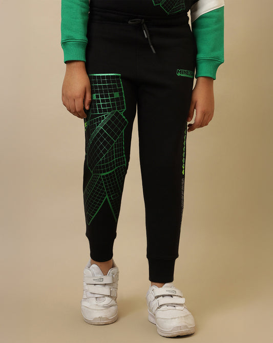 Minecraft Printed Regular Fit Jogger For Boys