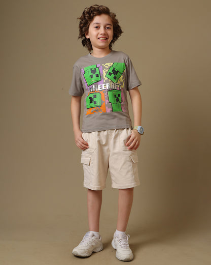 Minecraft  Regular Fit Tshirt  Boys