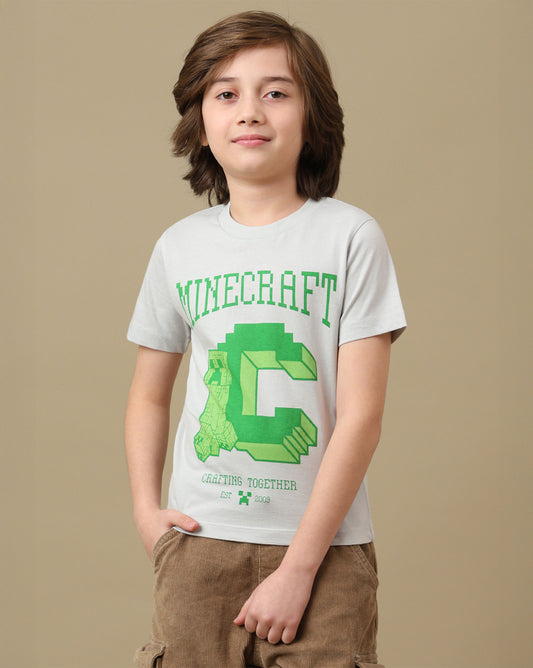 Creeper Graphic Printed Regular Fit Tshirt For Boys