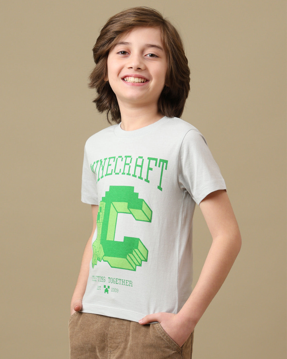 Creeper Graphic Printed Regular Fit Tshirt For Boys