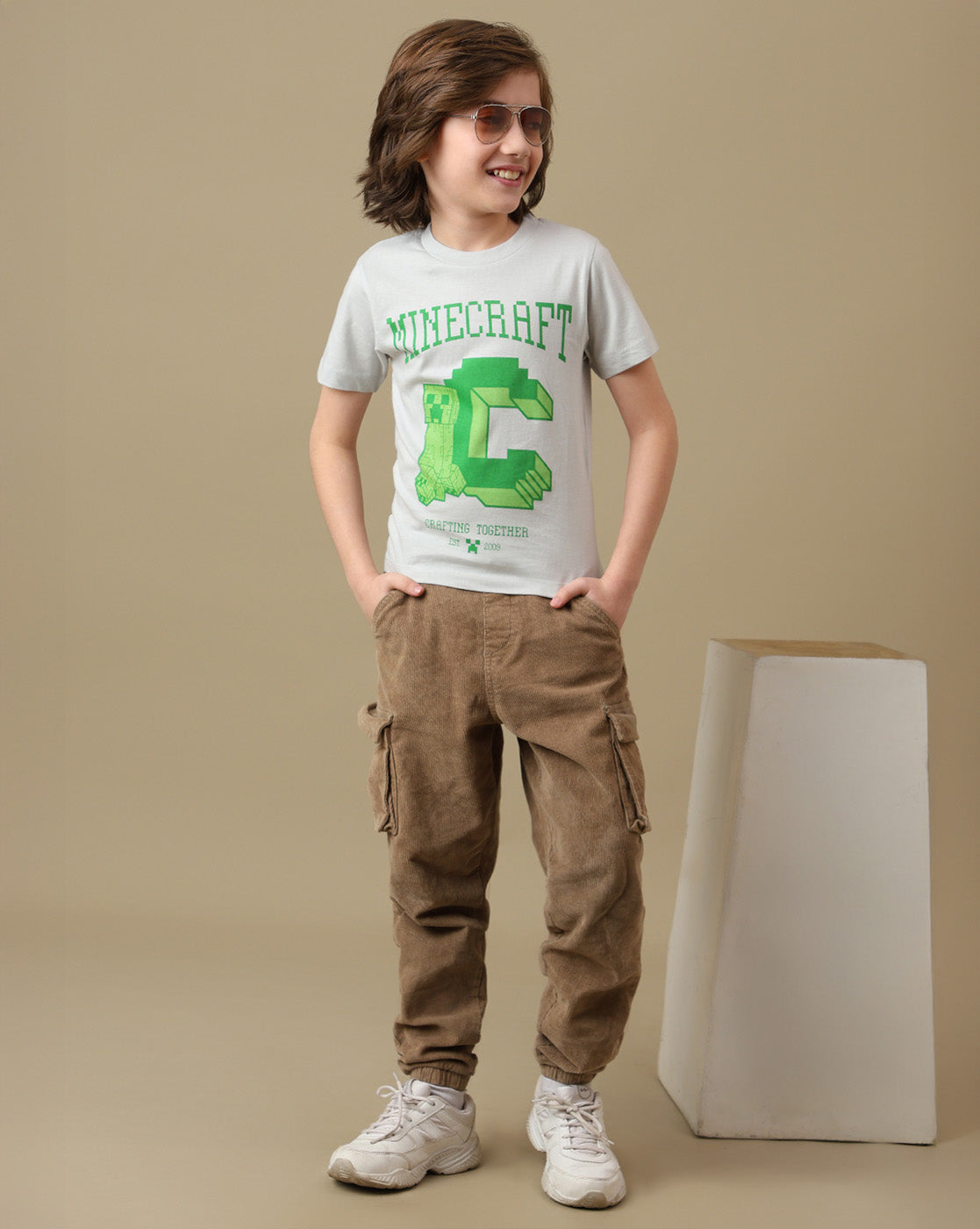 Creeper Graphic Printed Regular Fit Tshirt For Boys