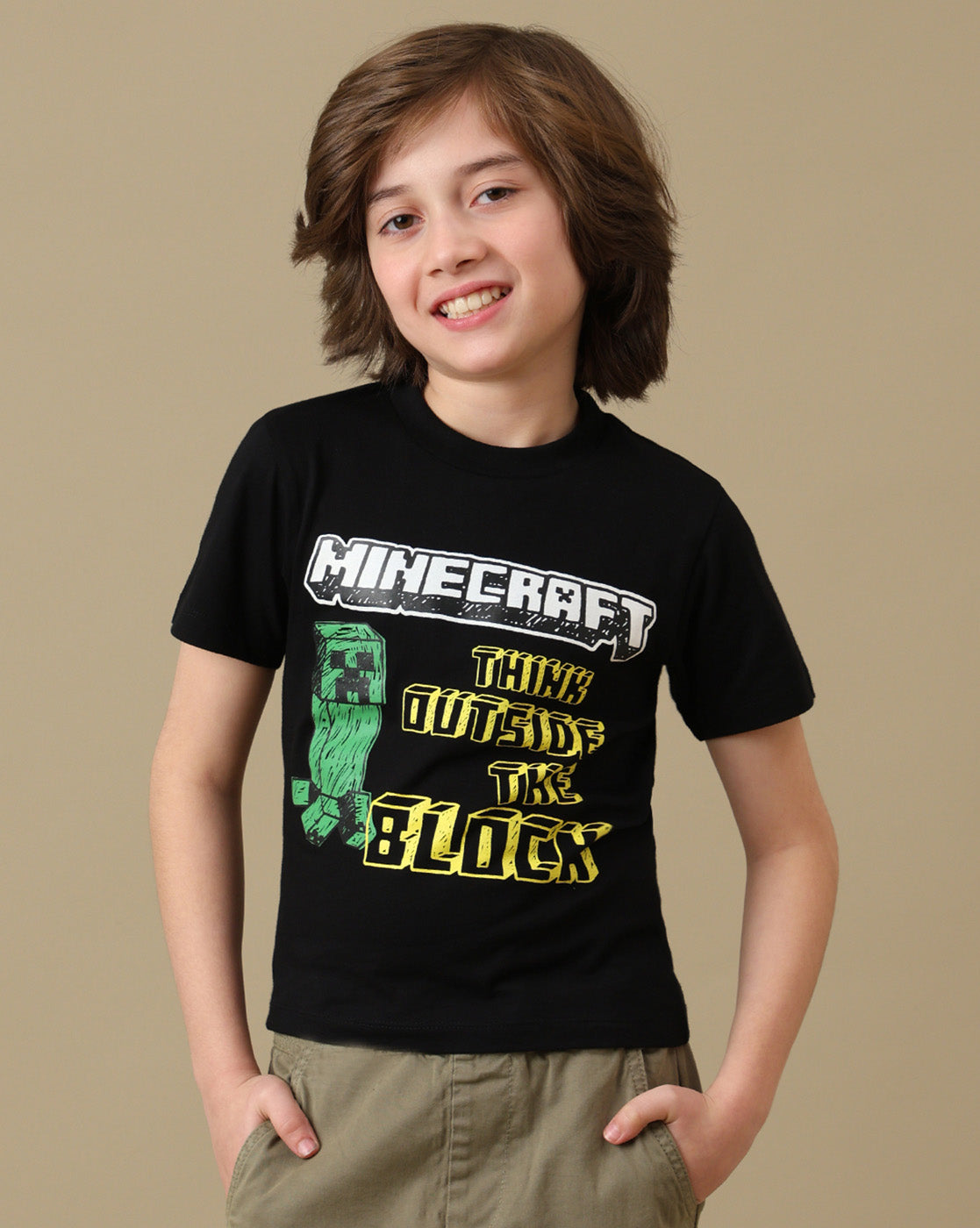 Creeper Graphic Printed Regular Fit Tshirt For Boys