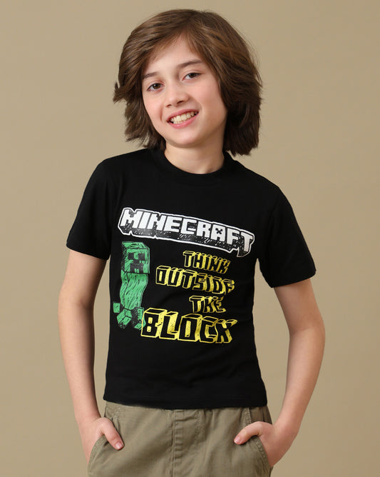 Creeper Graphic Printed Regular Fit Tshirt For Boys