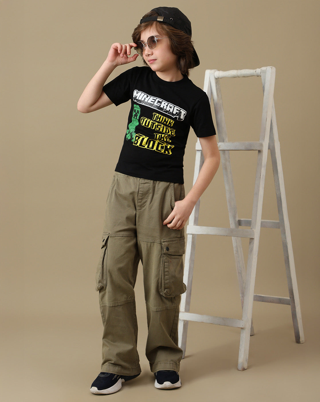 Creeper Graphic Printed Regular Fit Tshirt For Boys