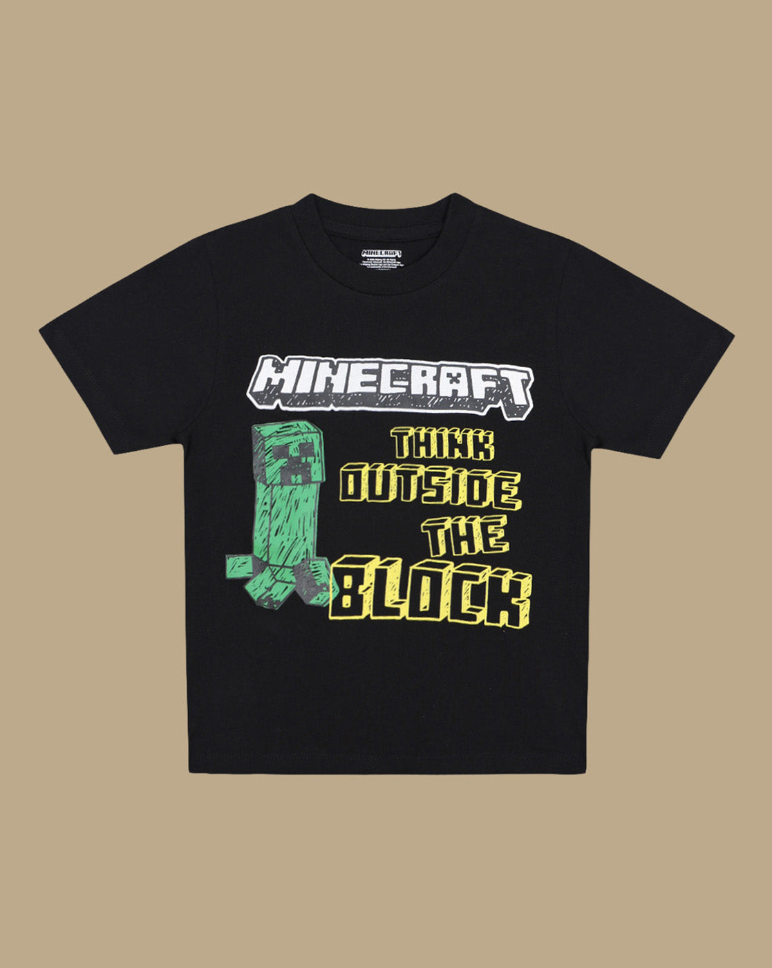 Creeper Graphic Printed Regular Fit Tshirt For Boys