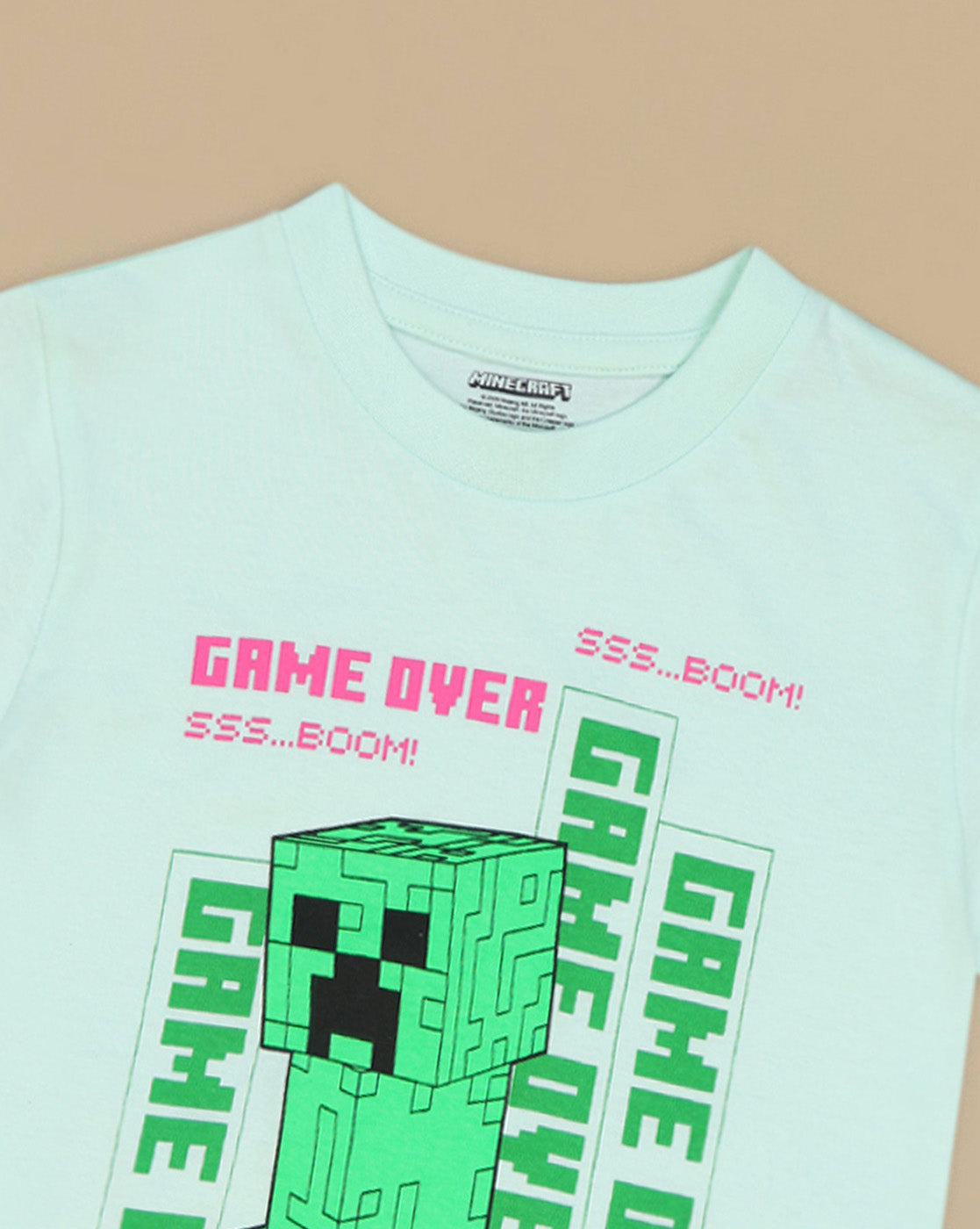 Creeper Graphic Printed Regular Fit Tshirt For Boys