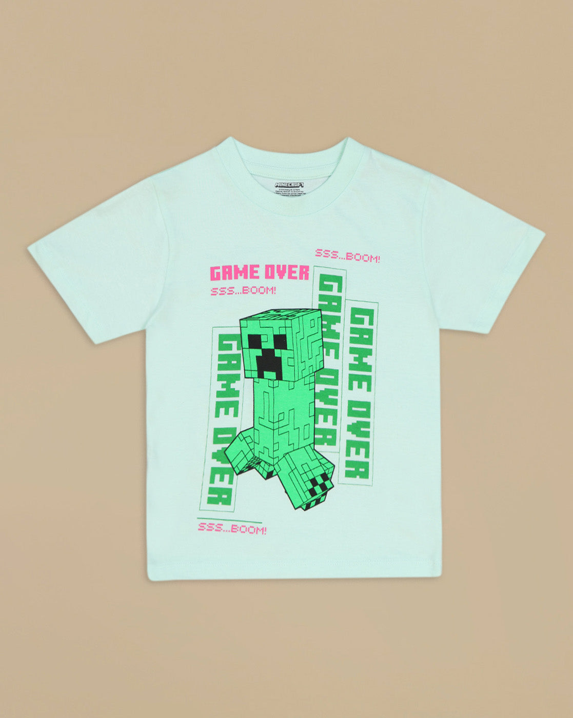 Creeper Graphic Printed Regular Fit Tshirt For Boys