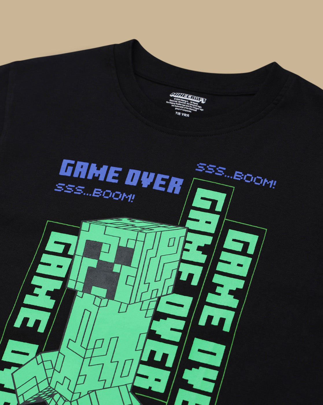 Creeper Graphic Printed Regular Fit Tshirt For Boys