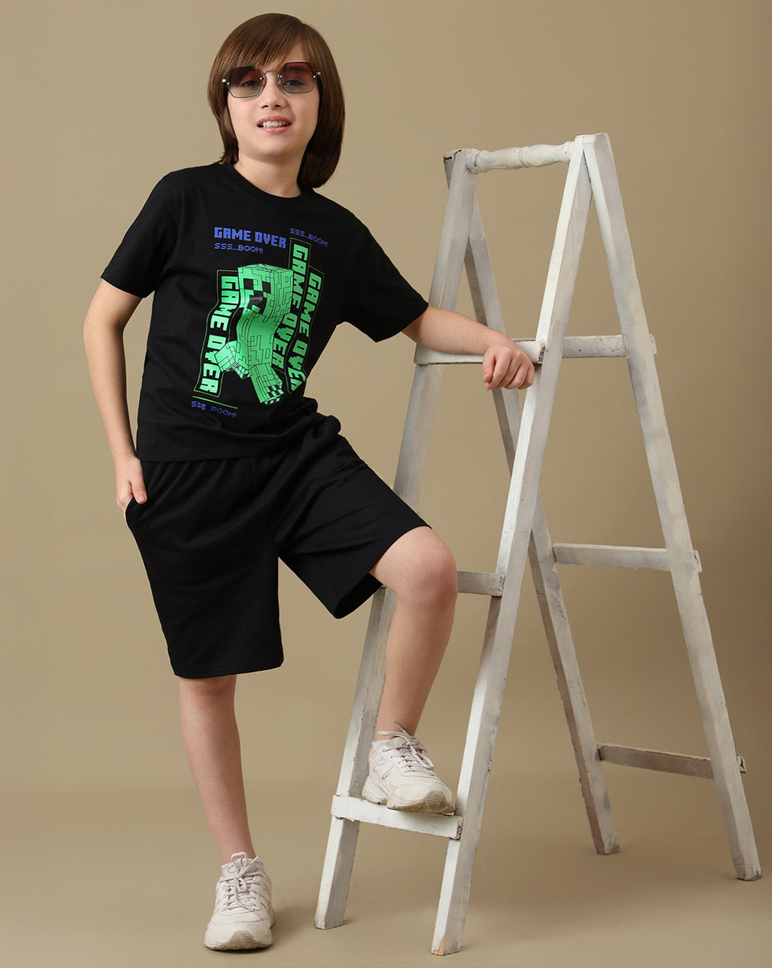Creeper Graphic Printed Regular Fit Tshirt For Boys