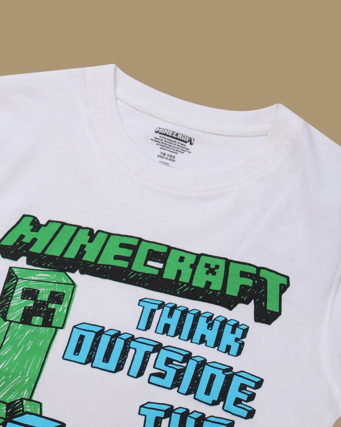 Creeper Graphic Printed Regular Fit Tshirt For Boys